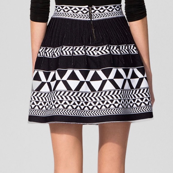 Maje Justin jupe jacquard skirt - Picture 2 of 6